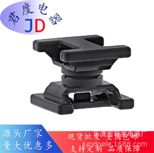 JD平行布线的固定件可旋转151-06500 | DSWS4-PA66HS/POM-BK