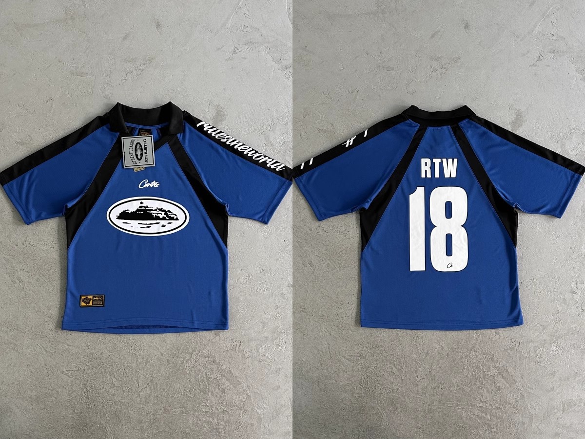 Corteiz Allstarz Football Jersey Baby Blue