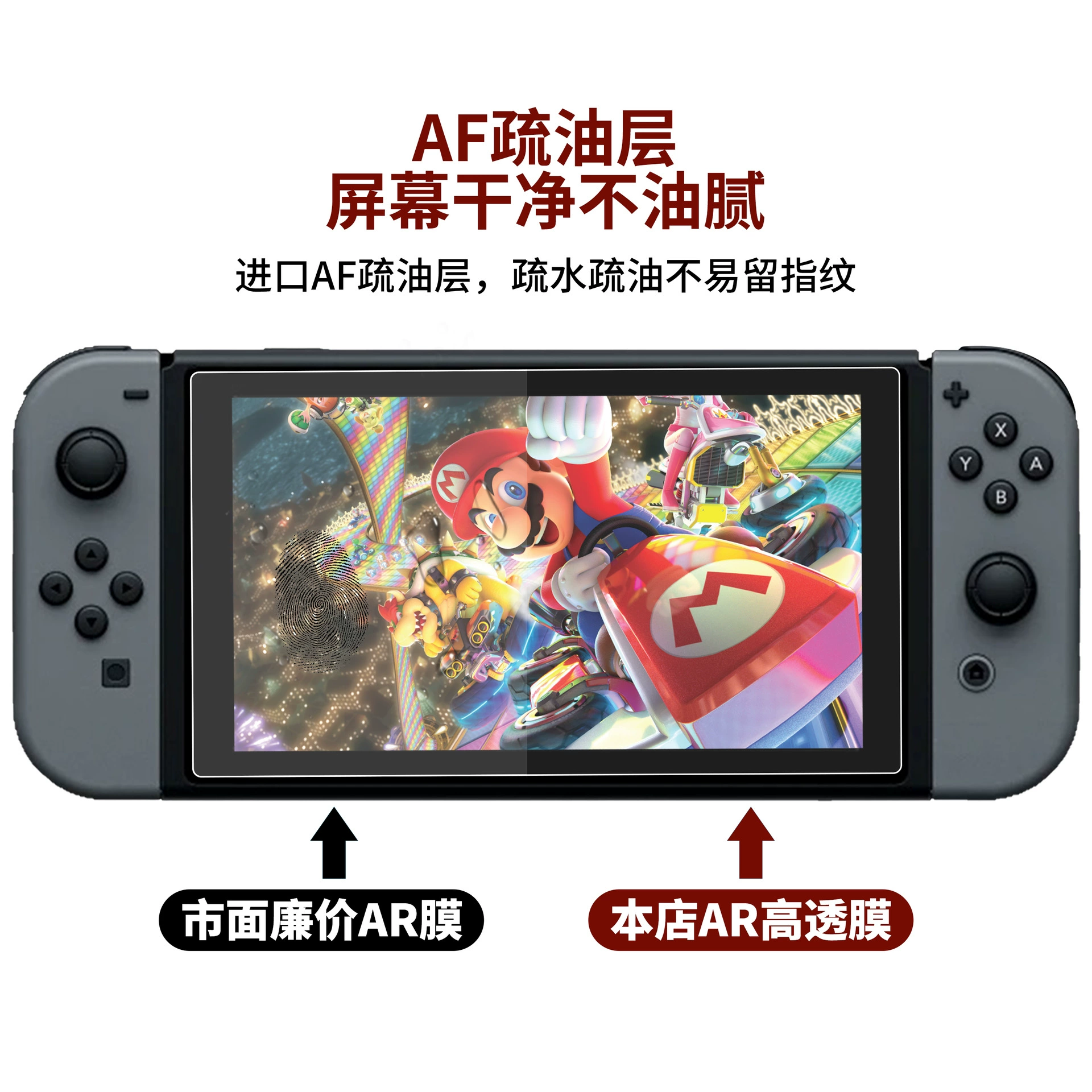 Защитная пленка для экрана Nintendo Switch 2, антибликовая AR-плівка, ультра-высокое разрешение, улучшенная пленка