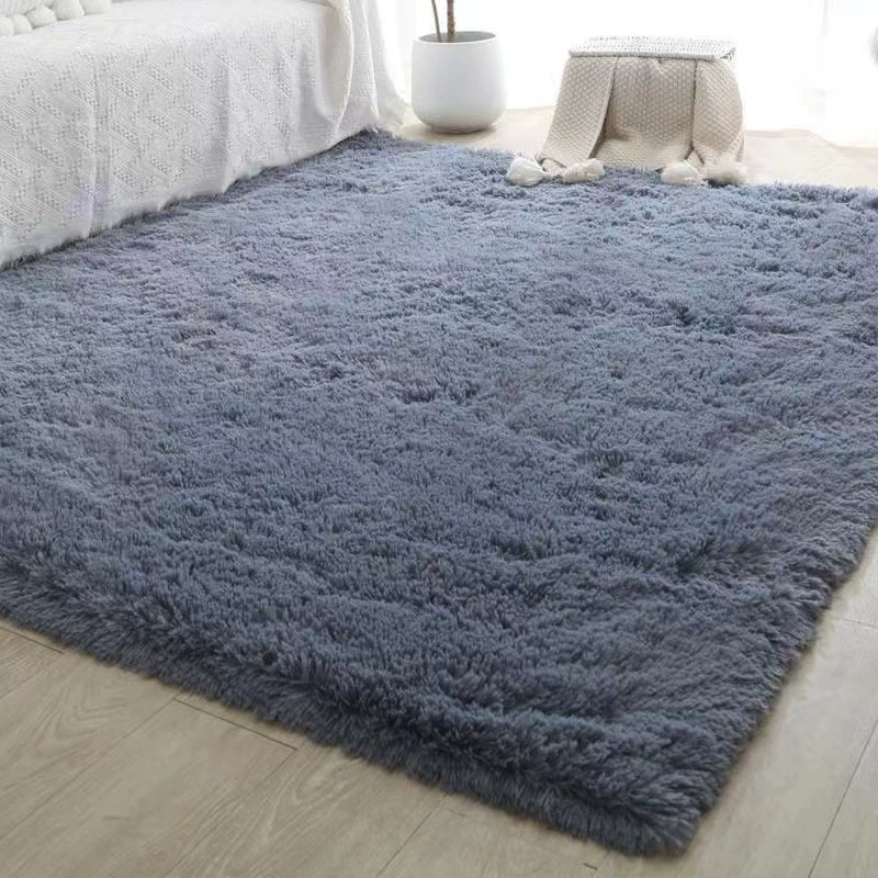 พรมห้องนั่งเล่นขนฟู หนาพิเศษ พรมไล่เฉดสีหลายสีและหลายขนาด (50×80–180×230 ซม)