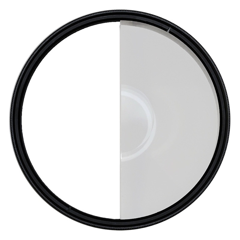 Transfronteriza nueva fotografía accesorios Half Moon vortex halo efecto especial SLR micro sola cámara efecto especial filtro 77mm82mm