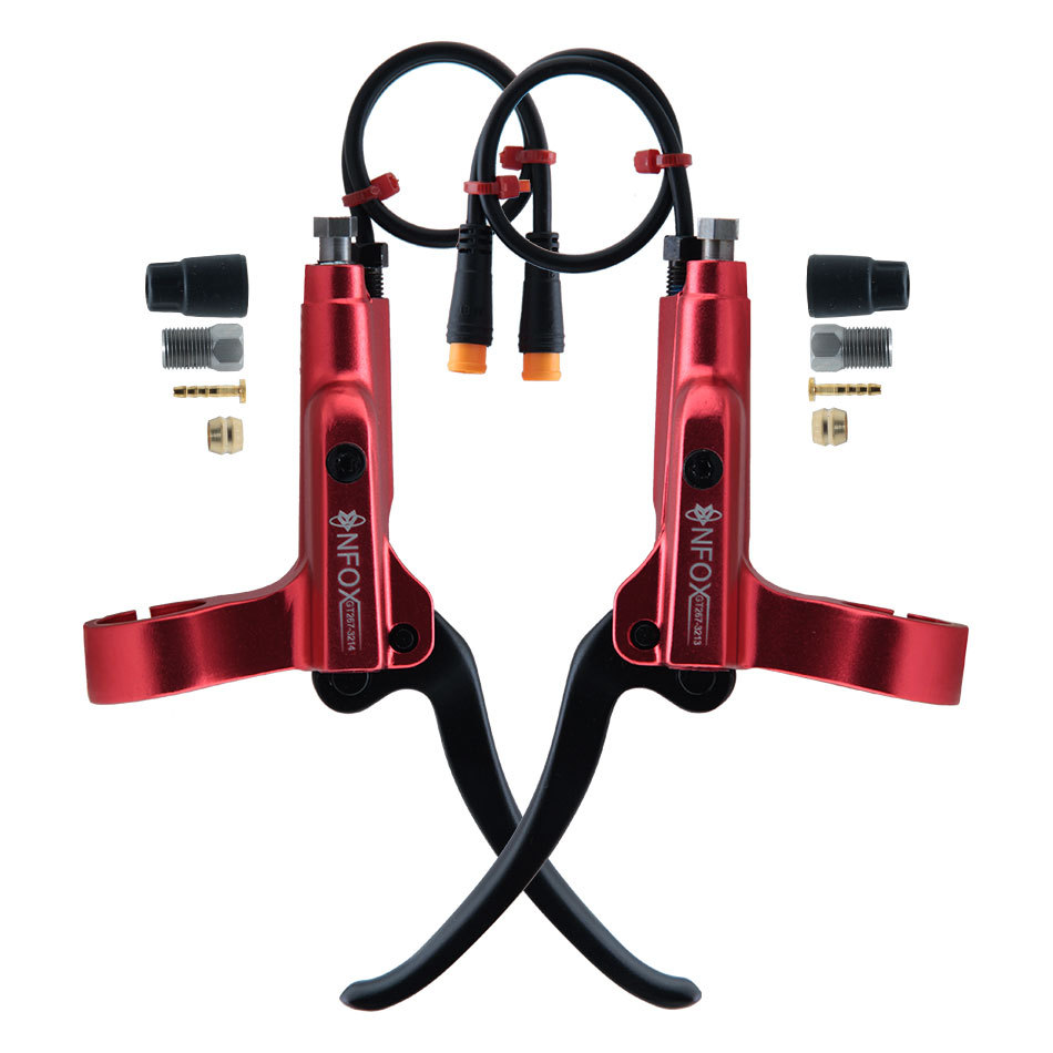 Manija de freno de apagado NFOX GT267 de 3 pines adecuada para bicicleta eléctrica Ebike manija de freno de motor Hall de ocho vías