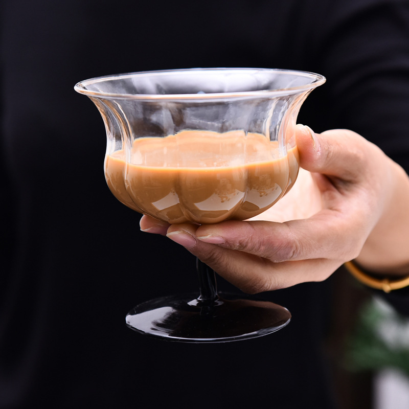 Linglan Copa vintage copa de vino tinto cóctel taza postre francés Internet celebridad bebida fábrica al por mayor