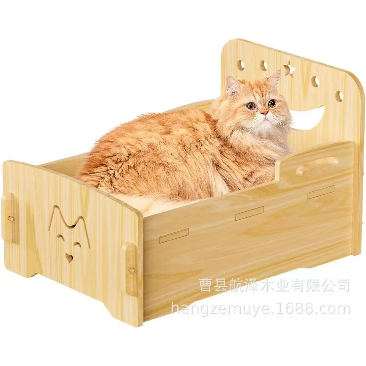 跨境木质宠物床可拆卸猫咪狗狗宠物栖息地四季通用宠物沙发猫床