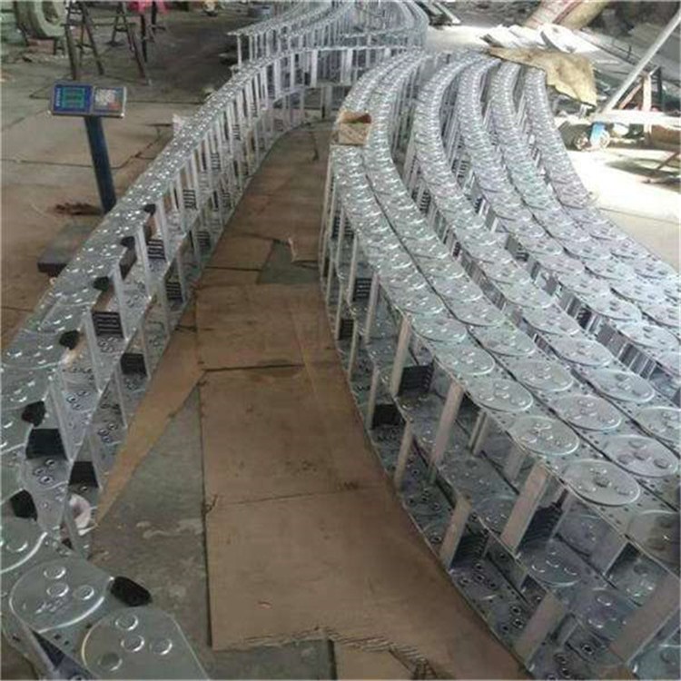 TLG95金属拖链询价 TLG95钢铝拖链报价  全封闭钢制拖链