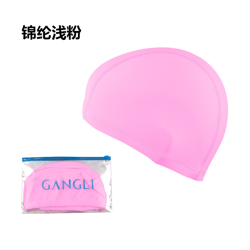 Gorra de natación adulto poliéster nylon unisex talla grande