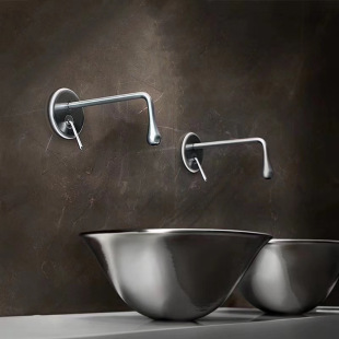 Guangdong manufacturers all copper concealed wire drawing gold white gray washbasin water drop faucet gun gray in stock new