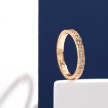 S925纯银网红ice冰块镶钻戒指小众设计高级镀18K金时尚冰块指环女