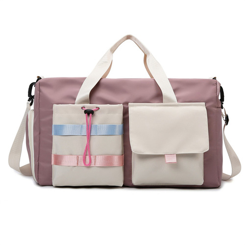 2024 New Fitness Bag Cross-border Waterproof Large Capacity Dry Wet Separation Travel Bag Swimming Sports Yoga Bag