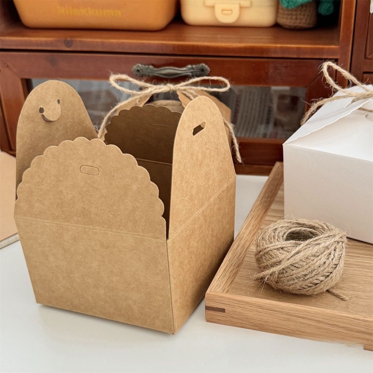 Brand leather square pack, doll, bag, DIY, Birthday gift 2
