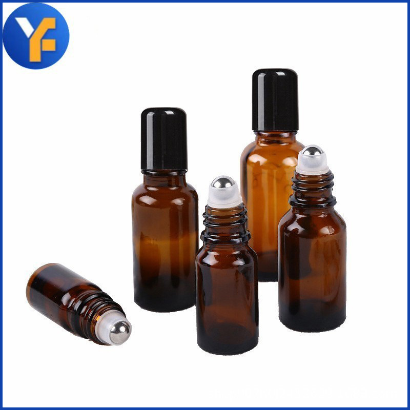 Venta al por mayor 5ml a 100mL botella de bola de rodillo sub-botella esencia botella de aceite pequeña botella vacía perfume botella de cuentas de masaje