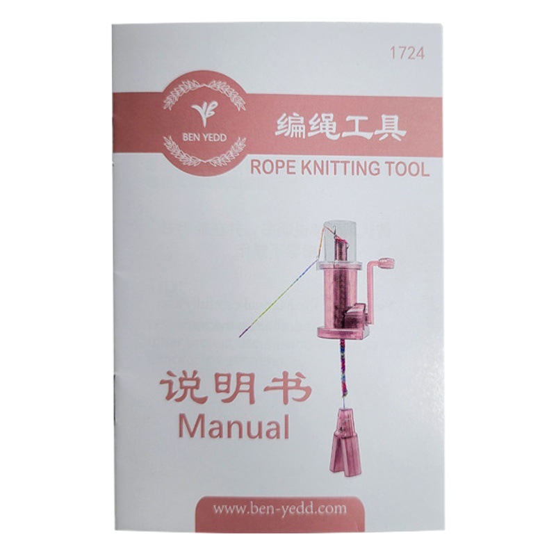 2025 nuevo diseño BEN YEDD máquina de tejer de cuerda de lana anti-falsificación genuina máquina de tejer de manivela hecha a mano modelo de techo