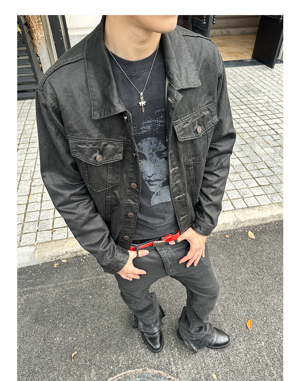 MADEEXTREME Waxed Moleskin Loose Jacket