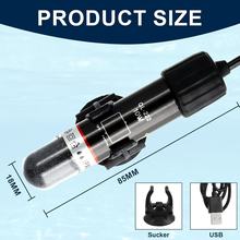 迷你加热棒 小鱼缸自动恒温加热微型usb温控器热带鱼加热石英玻璃