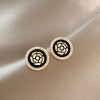 Tide, fashionable trend summer fresh earrings, simple and elegant design, internet celebrity, flowered