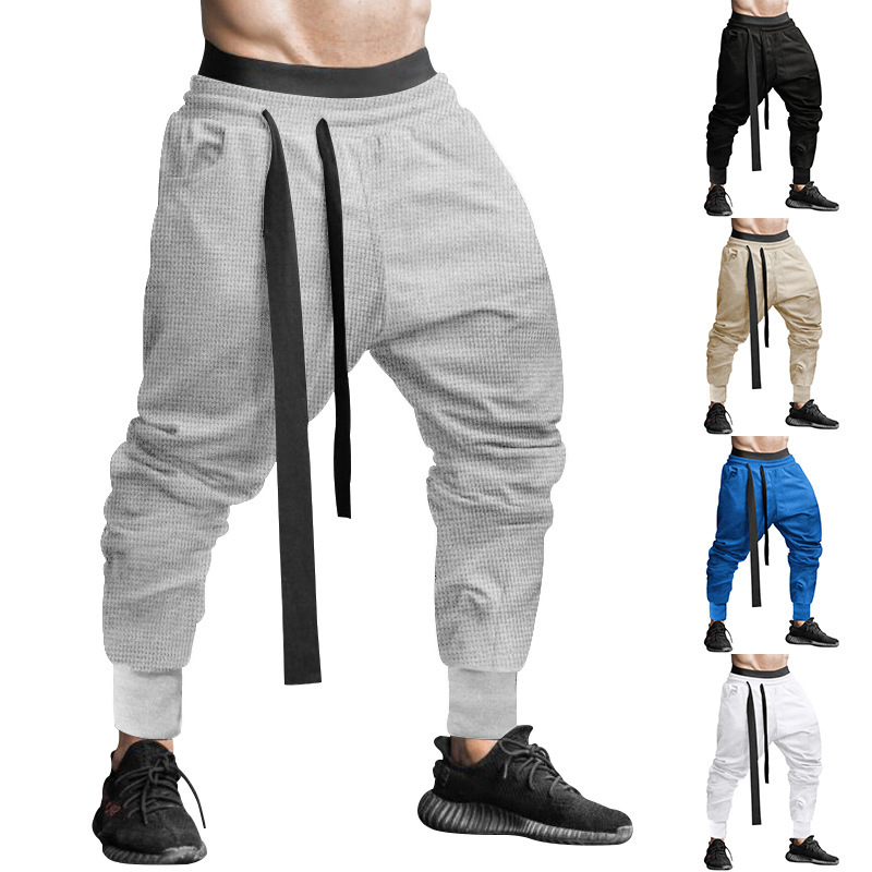 2024 New Versatile Breathable for Men's Leisure Outdoor Sports Loose Haren Pants_mkmklike.com