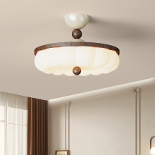 奶油风法式卧室半吊灯复古设计师创意书房主卧全光谱卧室吸顶灯具