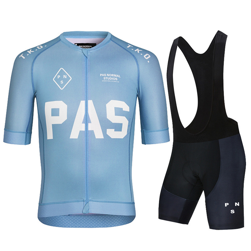 Men's Summer Breathable Slim Cycling Jersey Cycling Jersey Team Version Export Pas Short-Sleeved Cycling Jersey Suit
