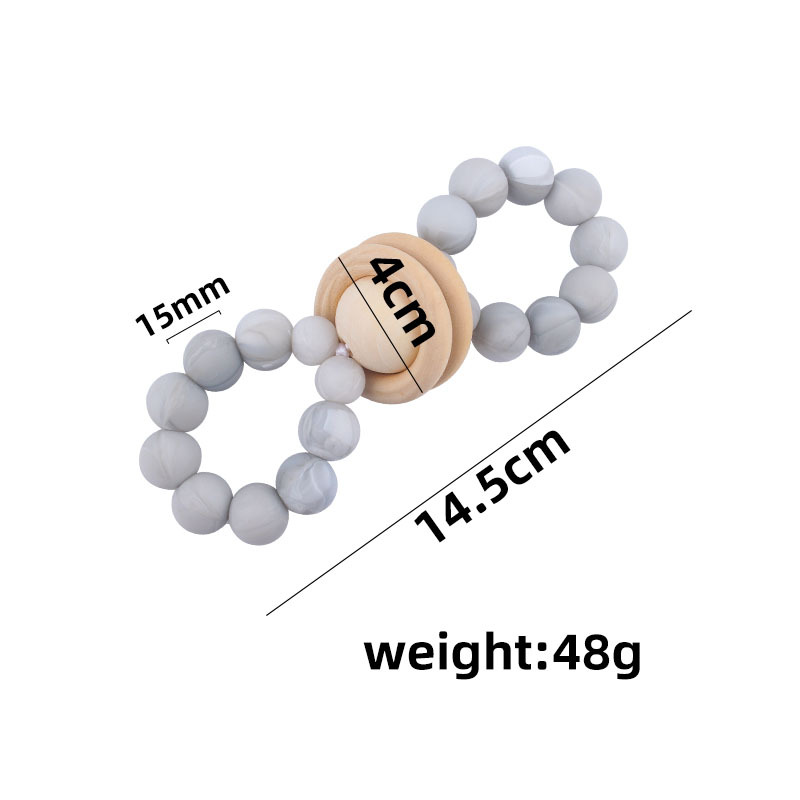 Comercio exterior nuevo en stock al por mayor bebé suministros bebé calmante silicona mordedor niños goma molar