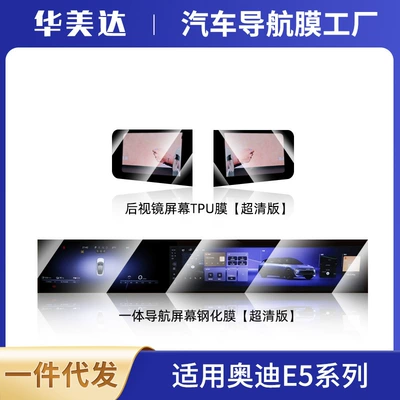Central Control Navigation Screen Interior – Car interior film - integrated-navigation-ultra-clear-left-and-right-rearview-mirrors-ultra-clear-26-audi-e5