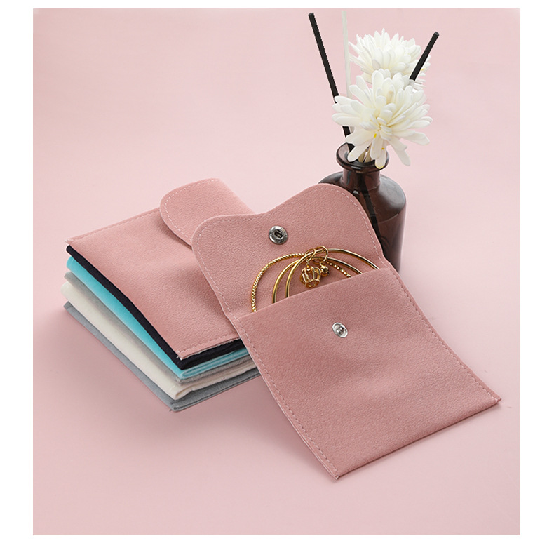20g Weight Jewelry Packaging Bags Classification Simple Style Solid Color Cloth Jewelry Packaging Bags