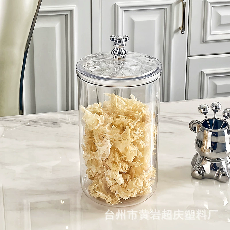 New silver bears sealing tank food storage jar