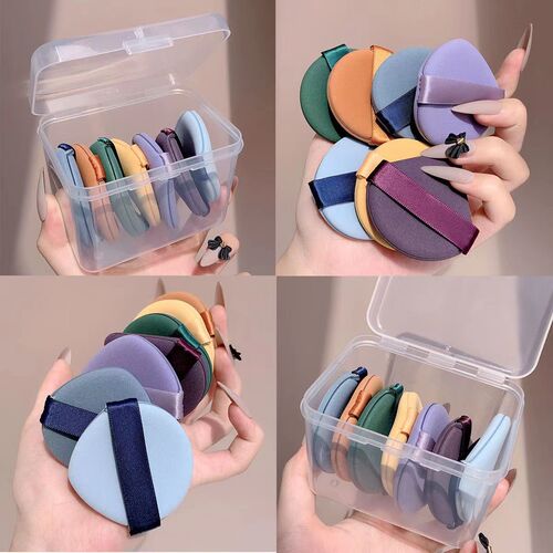 Super soft seven-star powder puff air cushion beauty egg wet and dry sponge liquid foundation makeup loose powder puff manufacturer wholesale