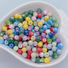 陶瓷珠马卡龙散珠串珠DIY手链项链耳环手工饰品配件材料混彩