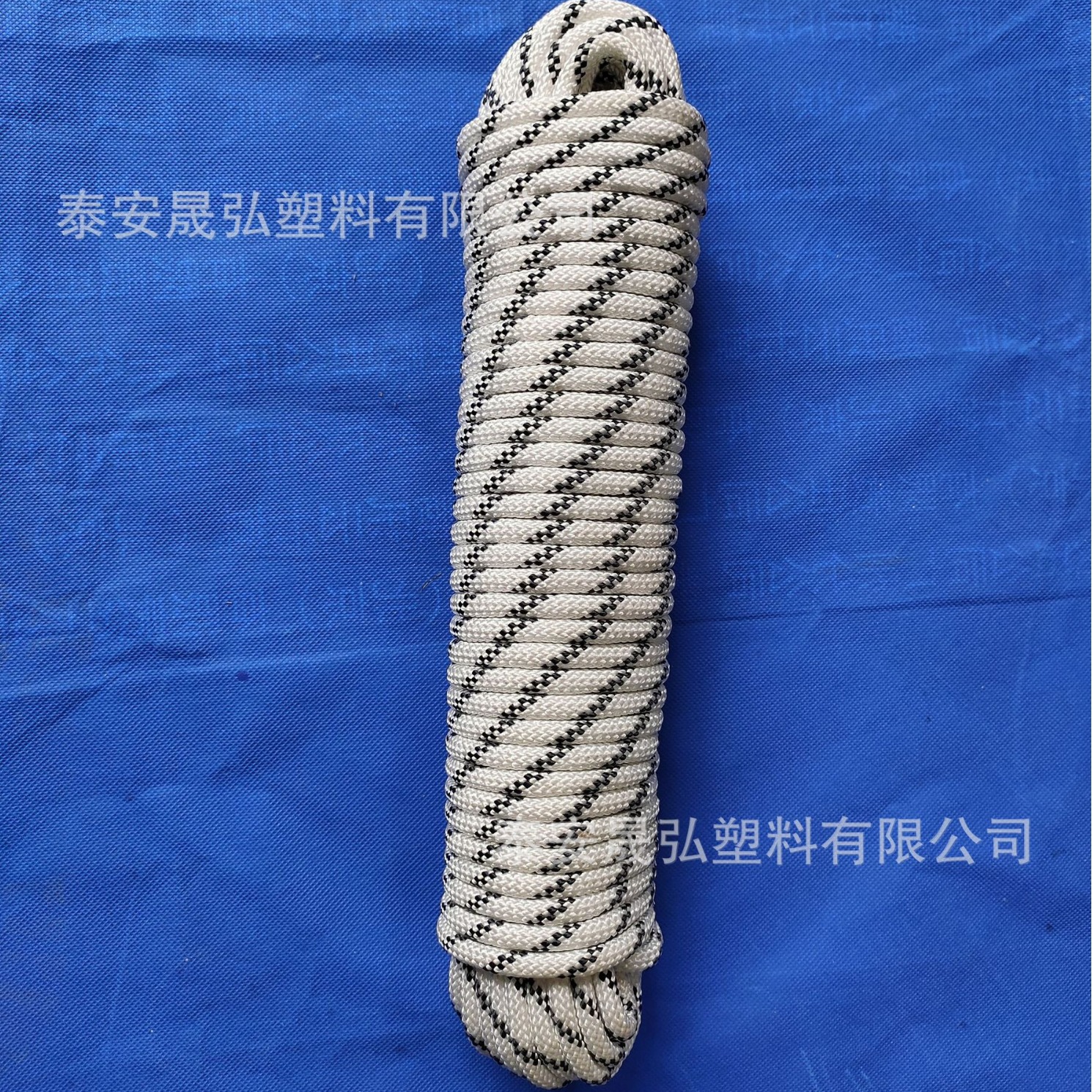 山东绳子厂家销售涤纶32编绳登山绳户外运动用绳