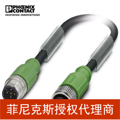 菲尼克斯传感器/执行器电缆SAC-5P-M12MS/ 1,5-PUR/M12FS