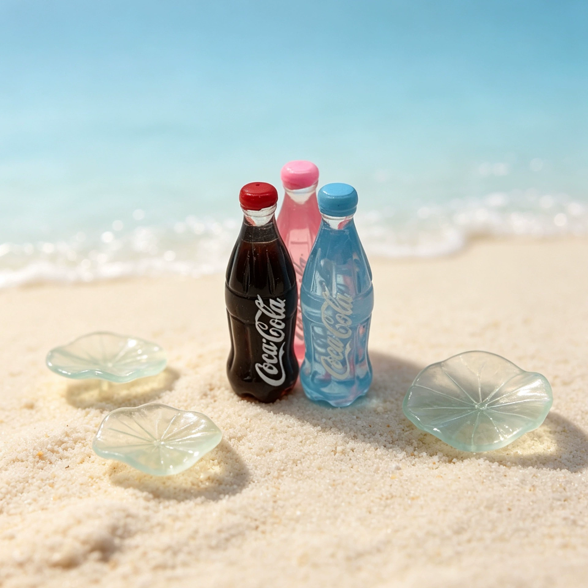 Пластиковая(или смоляная) модель бутылки Classic Coca-Cola, настольная миниатюра для декоративной композиции, аксессуары для diy