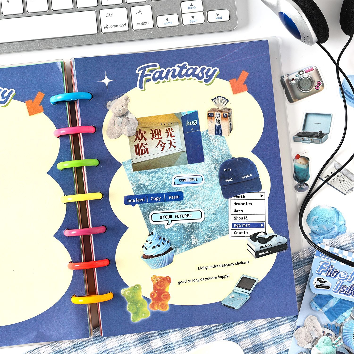 Morning Light Thinking Series Paquete de pegatinas de pet transparente