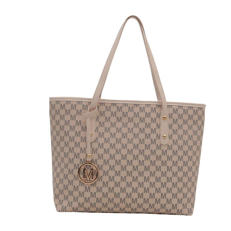 Bolsa Tote para mujeres 2024 nueva bolsa de viaje de gran capacidad otoño y invierno sensación relajada impresión universitaria bolsa de hombro