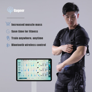 Wholesale EMS Fitness Workout Spray Wet Split Vest Training suit EMS Electrical Stimulation Muscle Workout