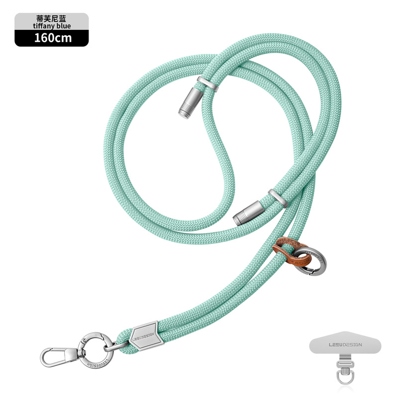 携帯電話ストラップ卸売 6MM 頑丈な手首編み紐 携帯電話ケース吊り下げ紐 汎用紛失防止携帯電話ストラップ シルバー|undefined