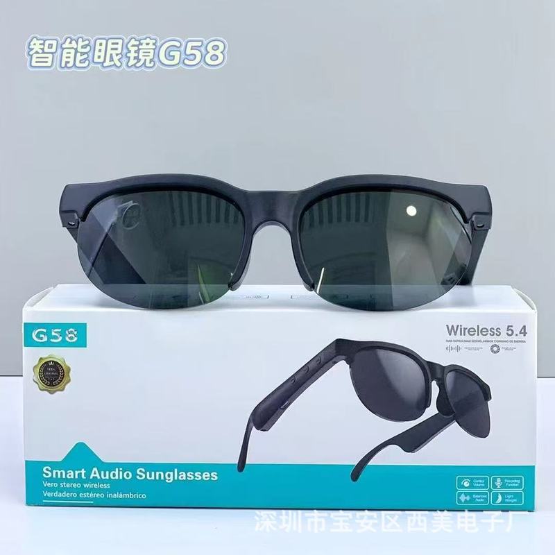クロスボーダーメガネワイヤレスBluetoothヘッドセットアウトドアスポーツランニングサイクリング音楽オープンAI翻訳立体|undefined