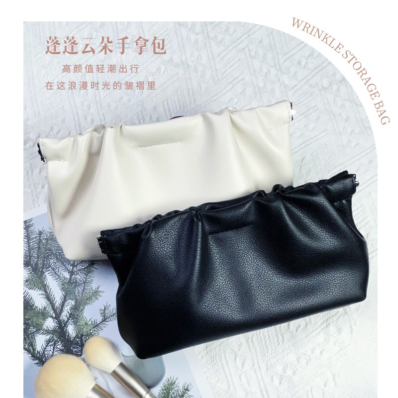 ▪高颜值手拿包日常收纳包化妆手机收纳包皮质手感钥匙信封包