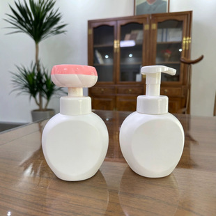 Foam Hand Sanitizer Flower Pump Head Press Children's Facial Cleanser Universal Foaming Bottle
