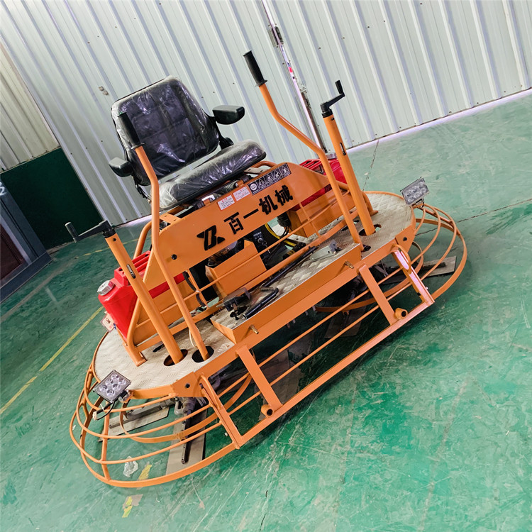卧式柴油抹光机 百一柴油双盘收光机配置 1米座驾式收光机