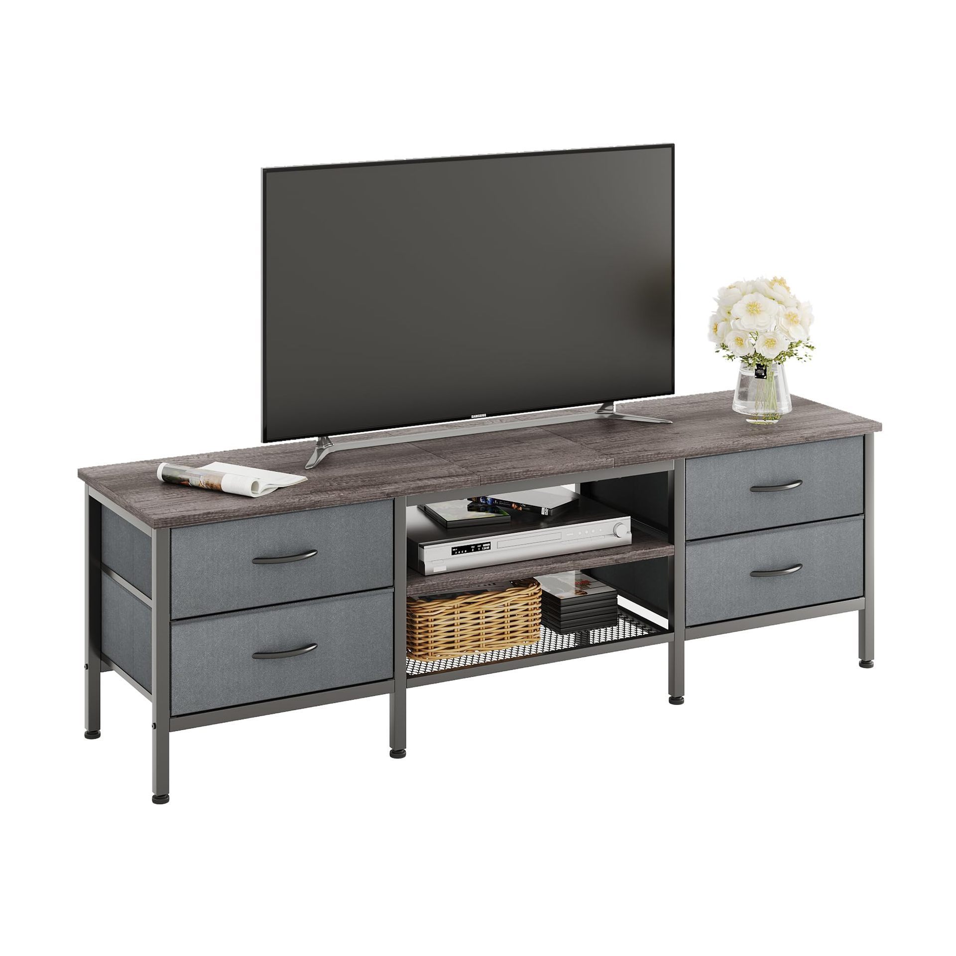 Gabinete de televisión de sala de estar moderno y simple con bomba doméstica de gran capacidad fábrica de almacenamiento a prueba de cenizas