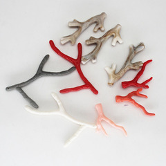 5, 7, 9 cm Deer Antler Hair Clips, Korean Mori Girl Hair Accessories, Christmas Reindeer Head Ornaments, Photography Props