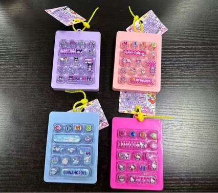Cross-border simulated 14-key mechanical keyboard keycap with lights, keychain toy, bag charm, small gift for children