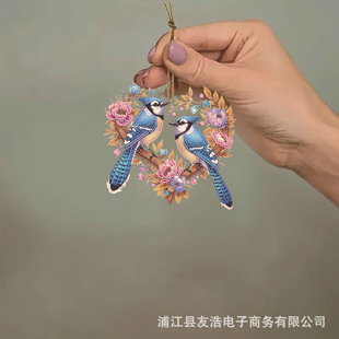Hot cross-border acrylic pendant ornaments, portable carry-on small pendant, suitable for multi-occasion use