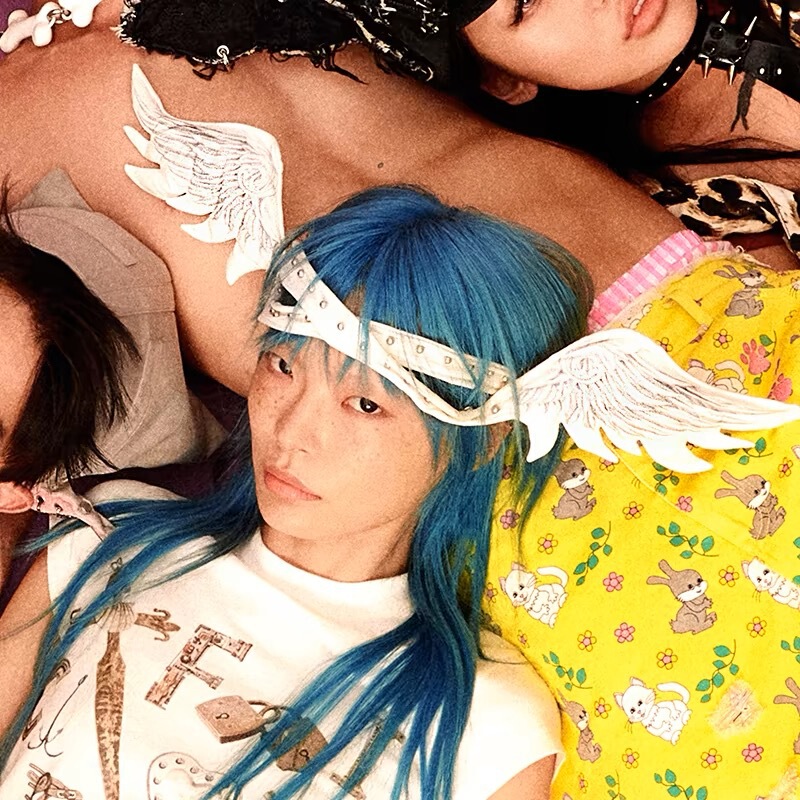 y2k Shinjuku style design niche new angel wing collar angel arm angel wing collar y2k Shinjuku style design niche new angel wing collar angel arm angel wing collar