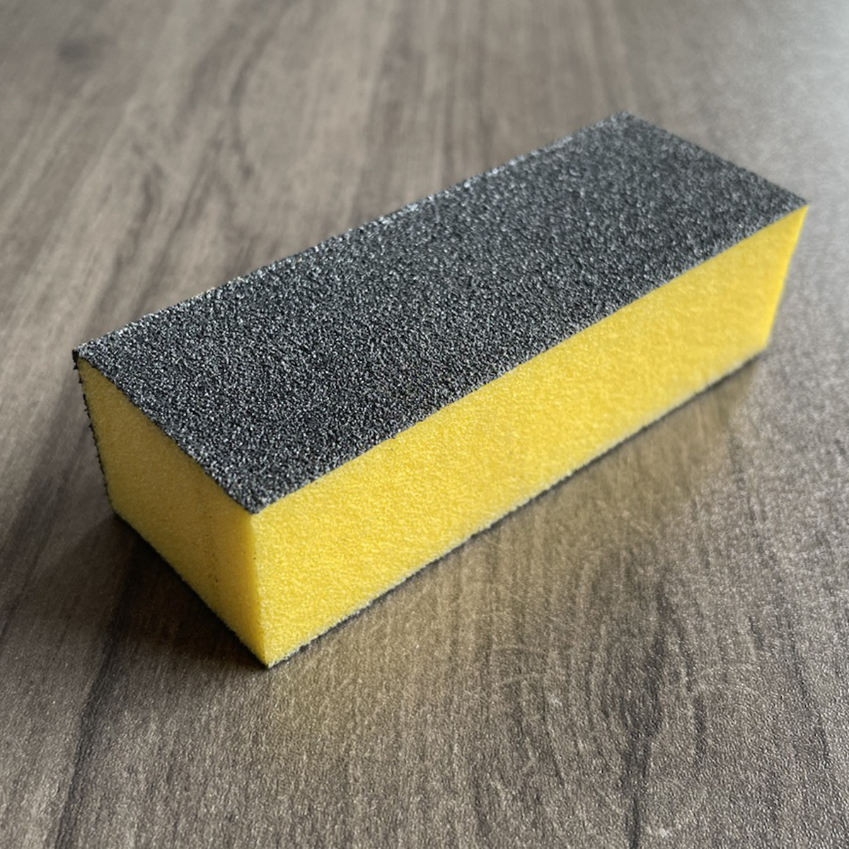 Ventas directas de fábrica de 3 lados bloque de arena negro esmalte de uñas bloque de molienda Reparación de uñas cuatro cuadrados naranja tofu bloque