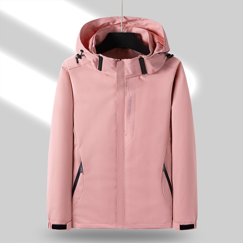 6266 Men's and Women's Same Coat Couple Outdoor Mountaineering Single layer Hoodie Waterproof Jacket Team Clothing_ipsvogv.com