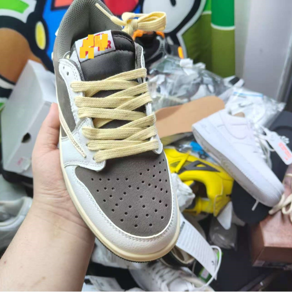 Zapatos Putian precio-rendimiento AJ1 costura de cabeza 2 capas púas zapatos bajos hombres y mujeres zapatos deportivos del mismo estilo Zapatos Putian