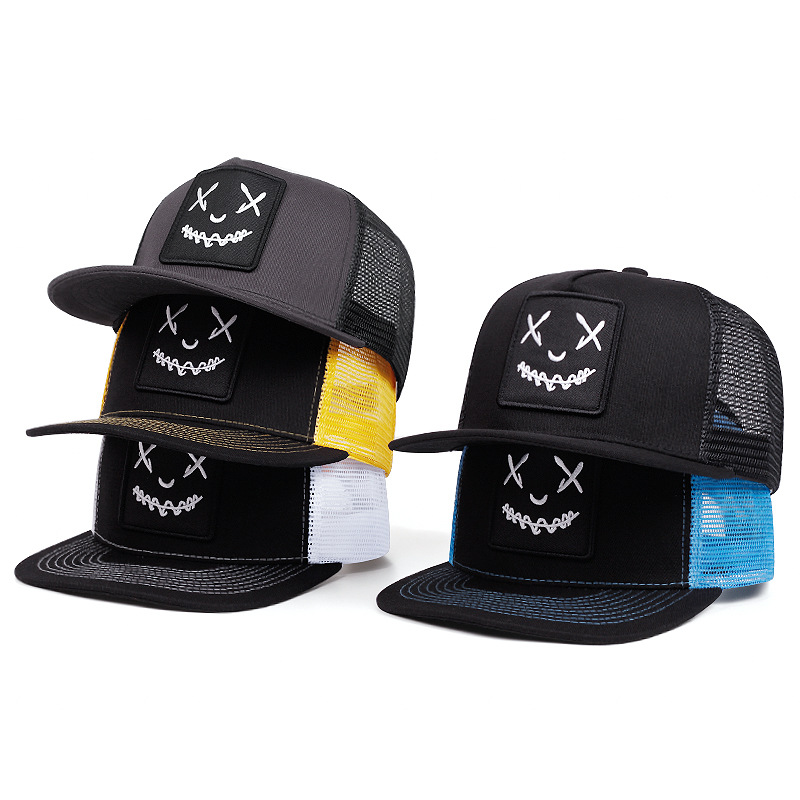 Xiyin comercio exterior caliente temu nuevo sombrero XX sonrisa bordada cuatro estaciones gorras de béisbol de todo fósforo sombreros de moda para hombres y mujeres