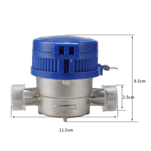 Cross-border export smart water meter household mechanical rotary-wing cold water meter high-precision pointer digital display combination water meter