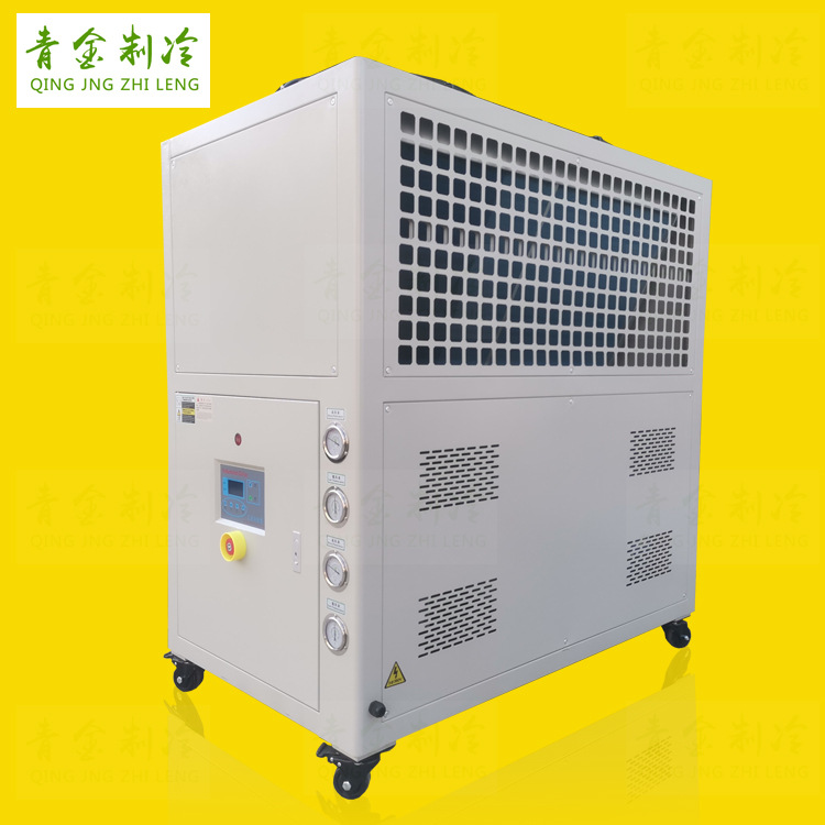 风冷式冷水水机 食品烘焙行业制冷机 青金制冷厂家10hp冷冻机